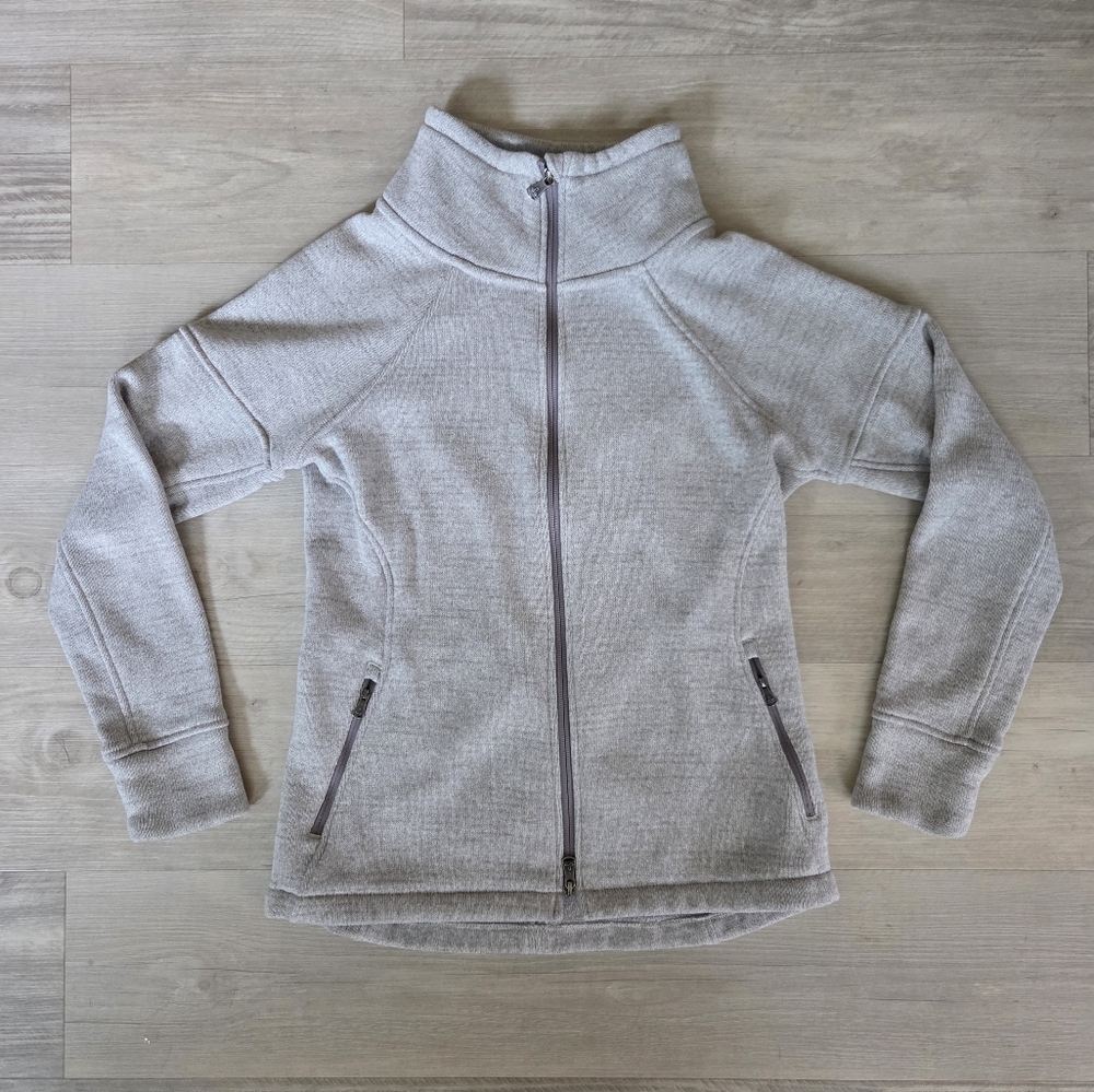 Prana Women's Tri Thermal Gray Zip-Up Jacket